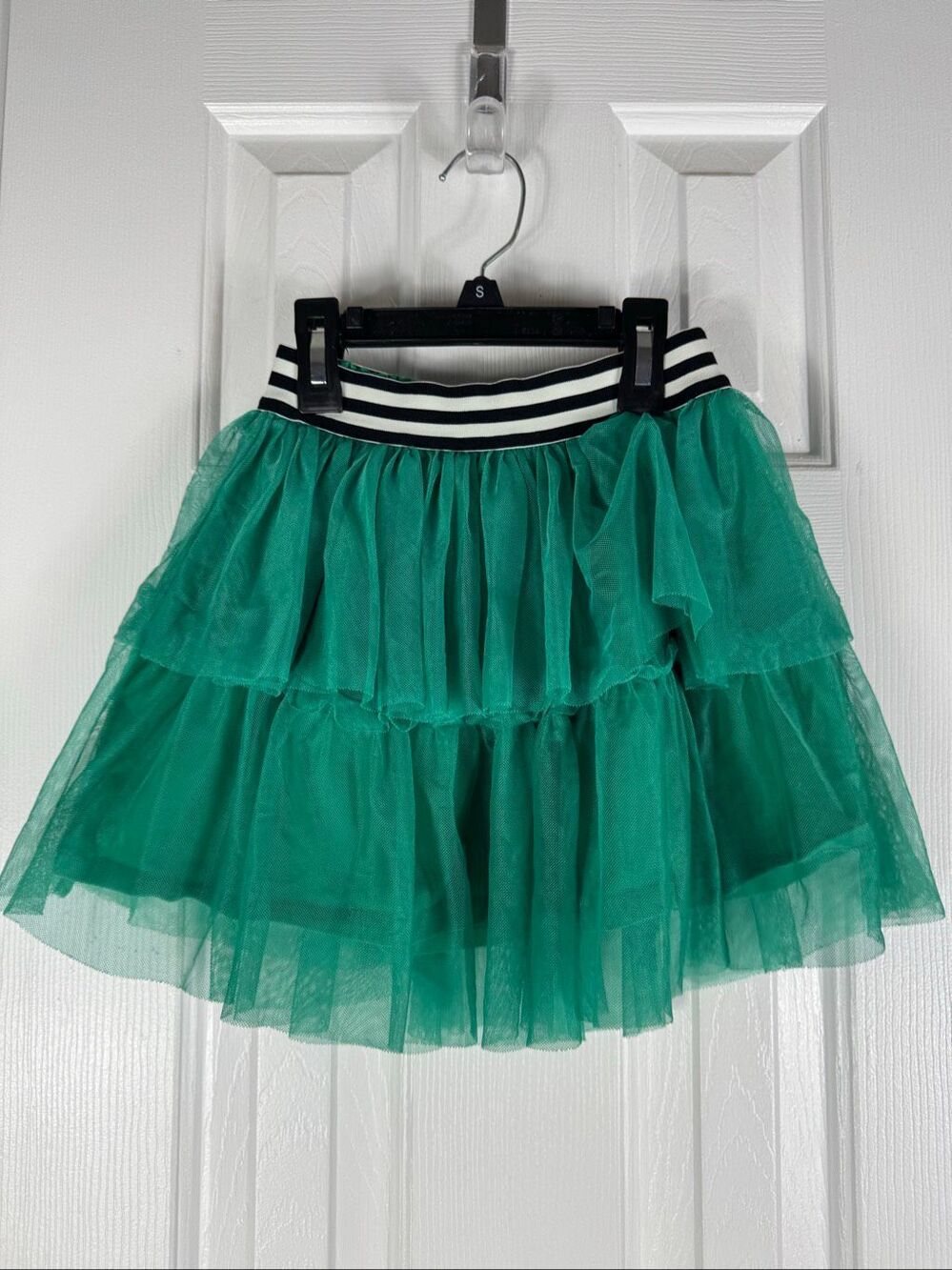 Tea Collection Girls Tulle Green Skirt Size 5